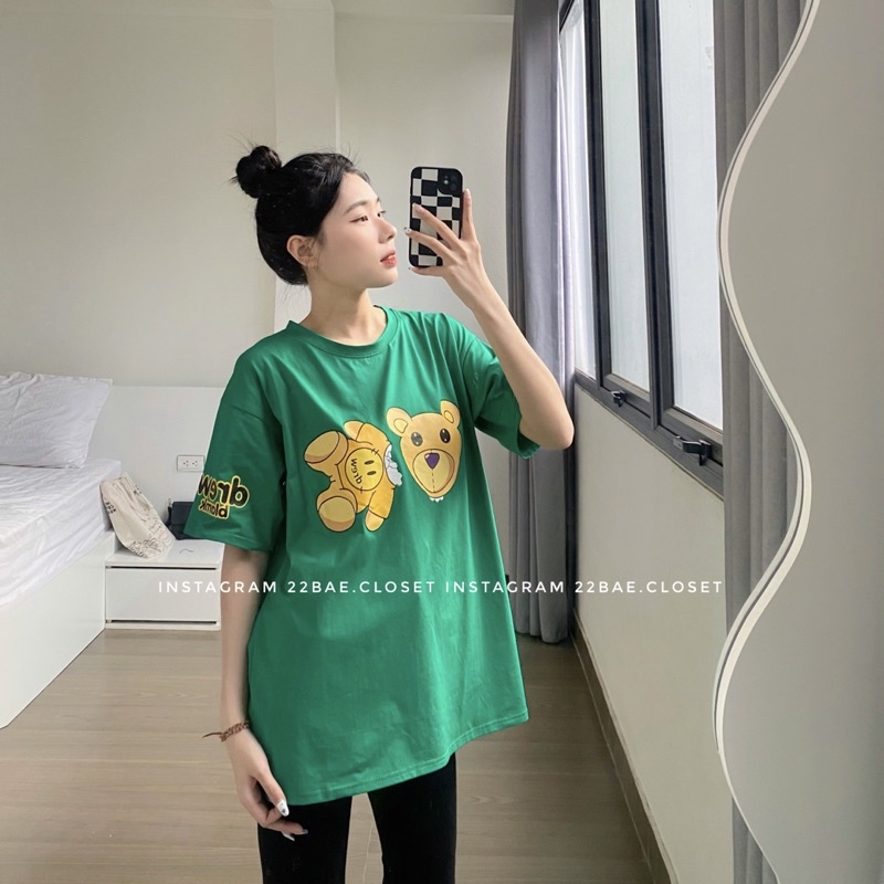 ( Ảnh thật ) Áo phông gấu Drew full tag