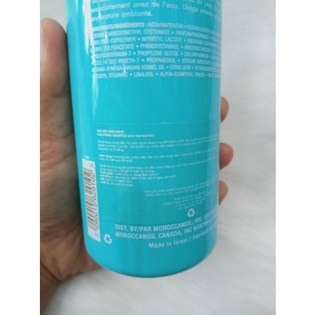 Dầu gội xả suông mượt MOROCCANOIL SMOTH 250ml