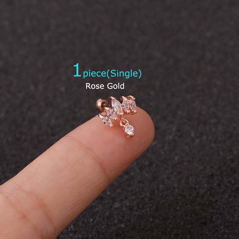 Khuyên Tai Nữ Dài 6mm Thời Trang