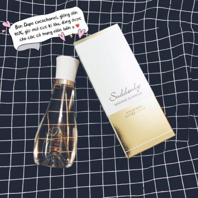 Nước Hoa Nữ Suddenly hàng Đức