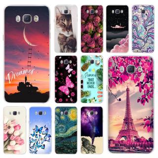 Ốp điện thoại từ TPU mềm vẽ hình hoa nhiều màu xinh xắn cho Samsung J7 2016 J710 SM-J710F