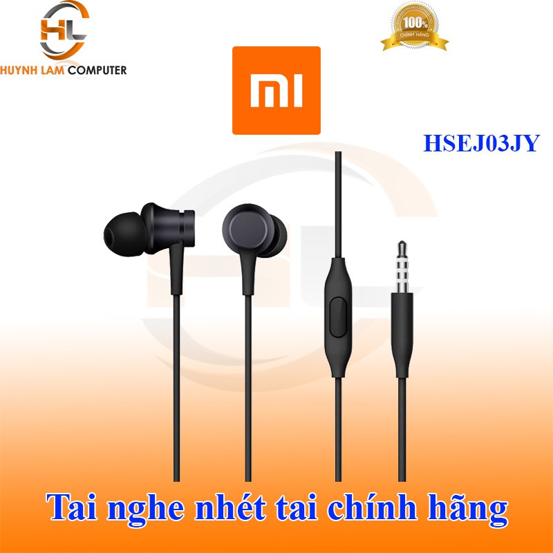 [Mã ELORDER5 giảm 10K đơn 20K] Tai Nghe Nhét Tai Mi Basic Xiaomi HSEJ03JY (đen) - Hãng phân phối