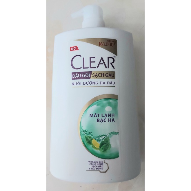Dầu gội Clear Mát lạnh Bạc Hà 1.4kg size lớn