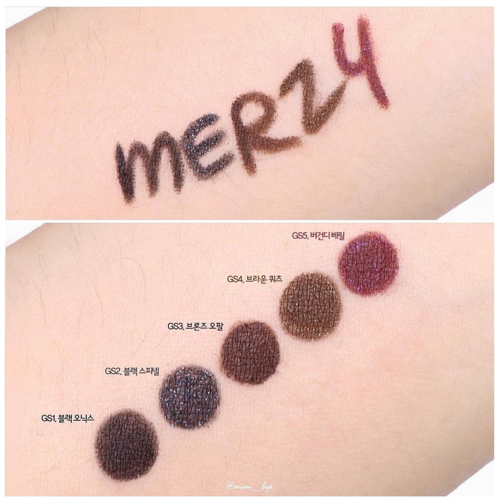 Chì Kẻ Mắt Merzy The First Slim Gel Eyeliner