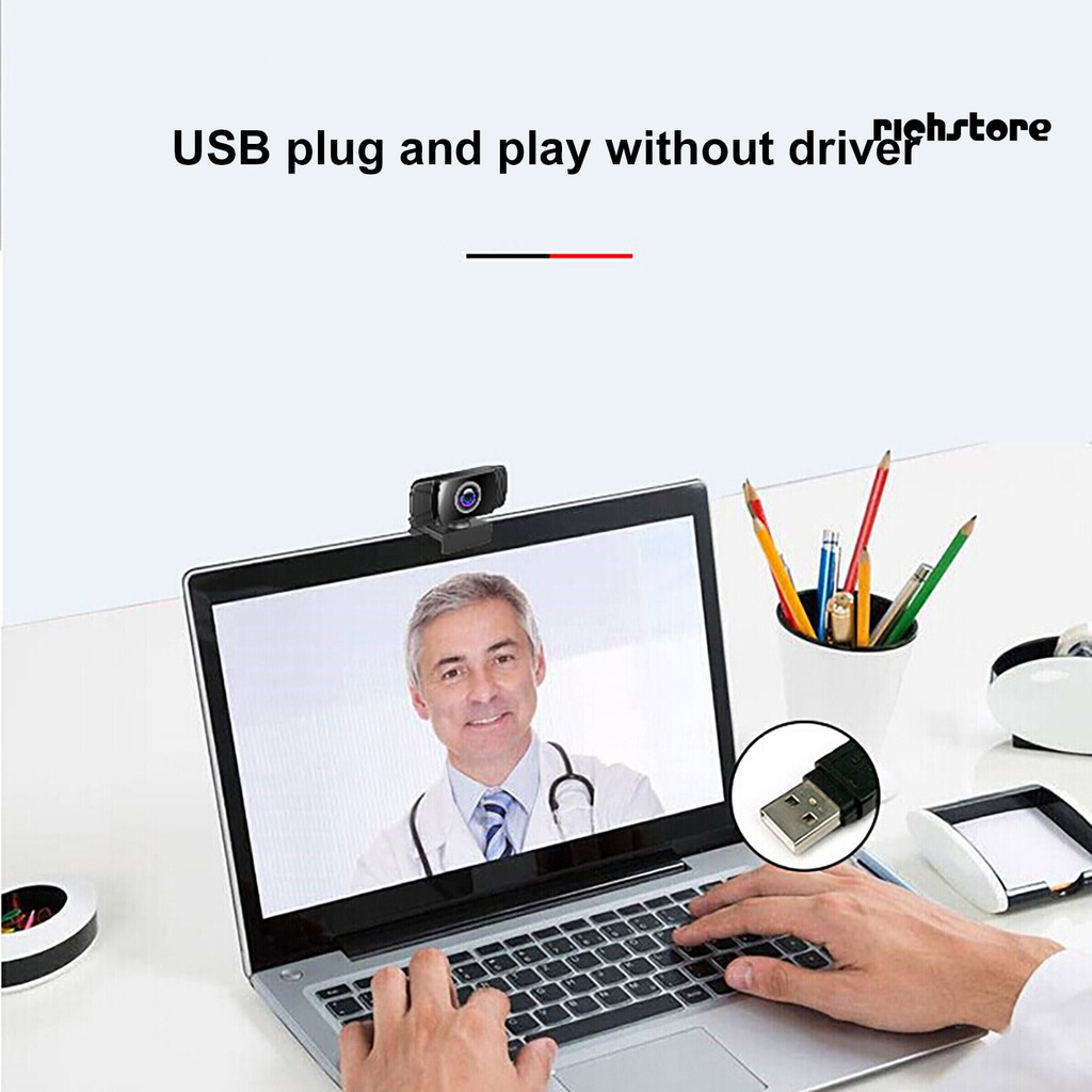 Webcam Dnbg 720p / 1080p Usb 2.0 / 3.0 2000w Cao Cấp Cho Máy Tính