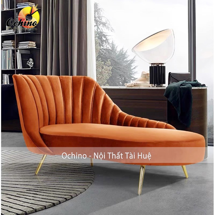 Ghế Sofa Tựa Lưng Dài Mẫu Thuyền Cao Cấp Để Phòng Khách Hoặc Shop Dài 1M7 Phong Cách Bắc Âu (Đủ Màu)