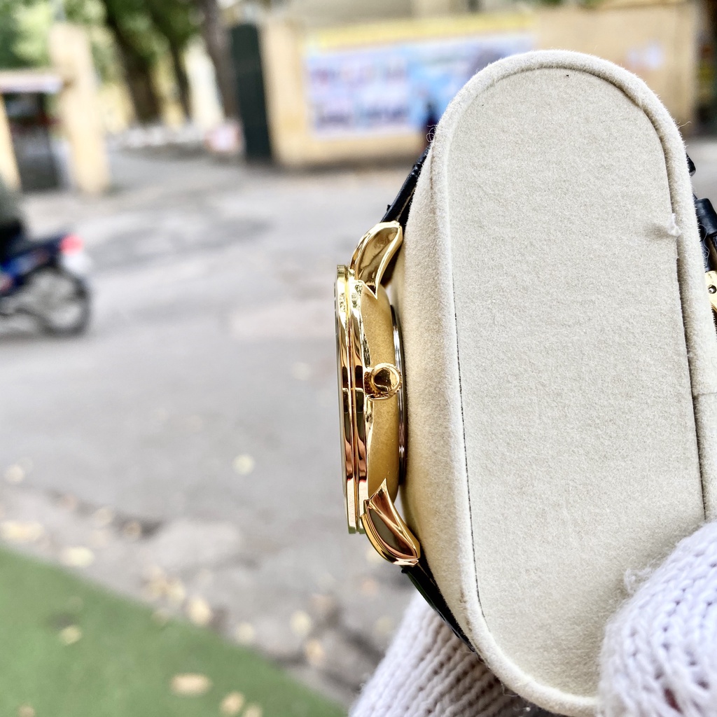 Đồng Hồ NAM O.ME.GA OM075 Chống Xước, Chống Nước - TẶNG 1 Dây da cao cấp + 2 pin AG4