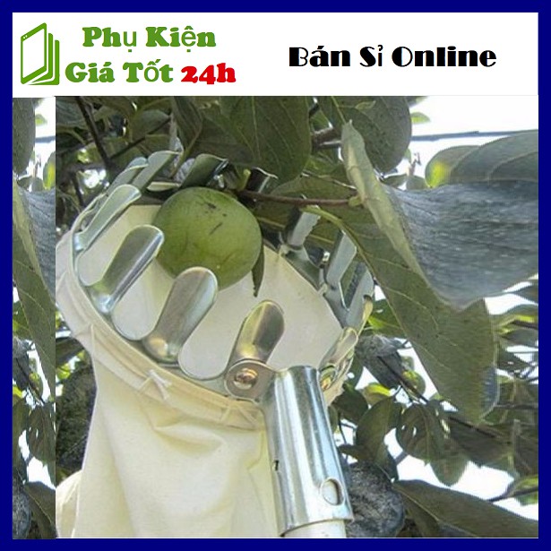 Dụng Cụ Hái Trái Cây Đa Năng Tiên Dụng Kèm Túi Vải Siêu Bền