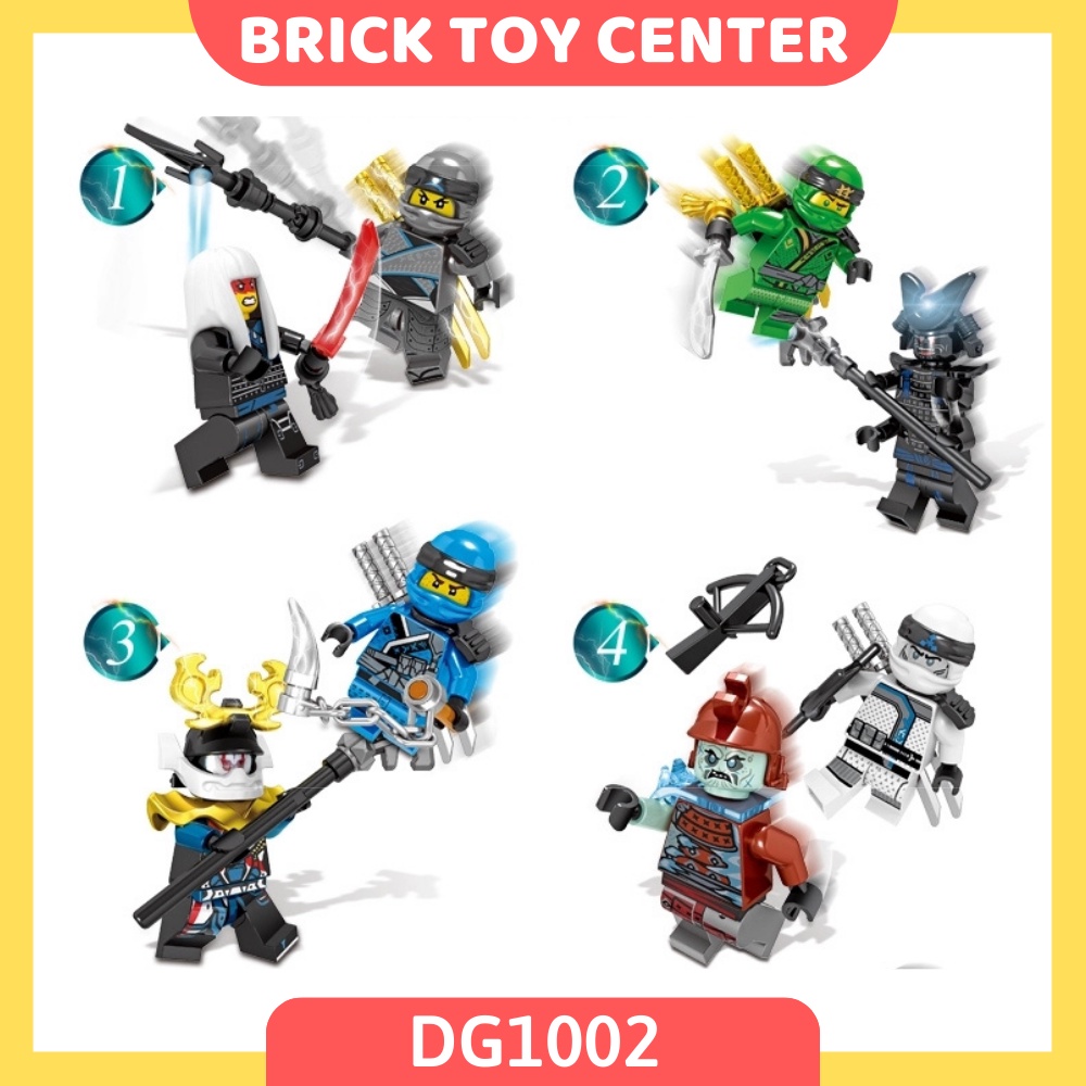 Đồ chơi lắp ráp giá rẻ DG1001-2 mô hình minifigures 48 nhân vật ninjago season 11 siêu đẹp dành cho bé