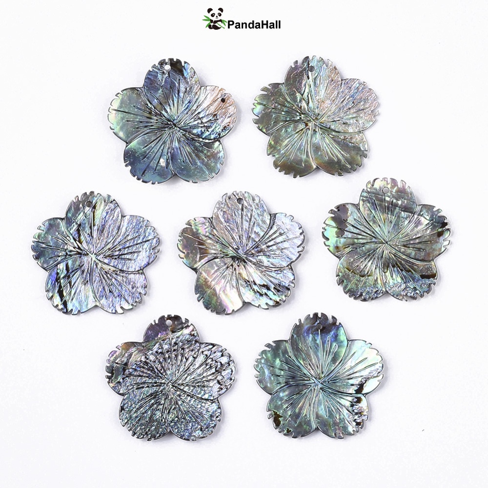 5-50 Mặt Dây Chuyền Hình Vỏ Sò 35x36x2mm: 1.4mm