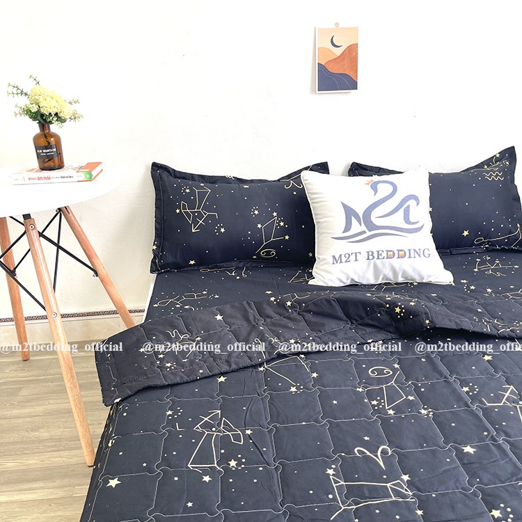 Bộ Chăn Ga Gối Cung Hoàng Đạo Cotton Poly M2T Bedding Đủ Kích Thước Trải Đệm Giường Đơn, Giường Đôi, Giường Ký Túc Xá | BigBuy360 - bigbuy360.vn