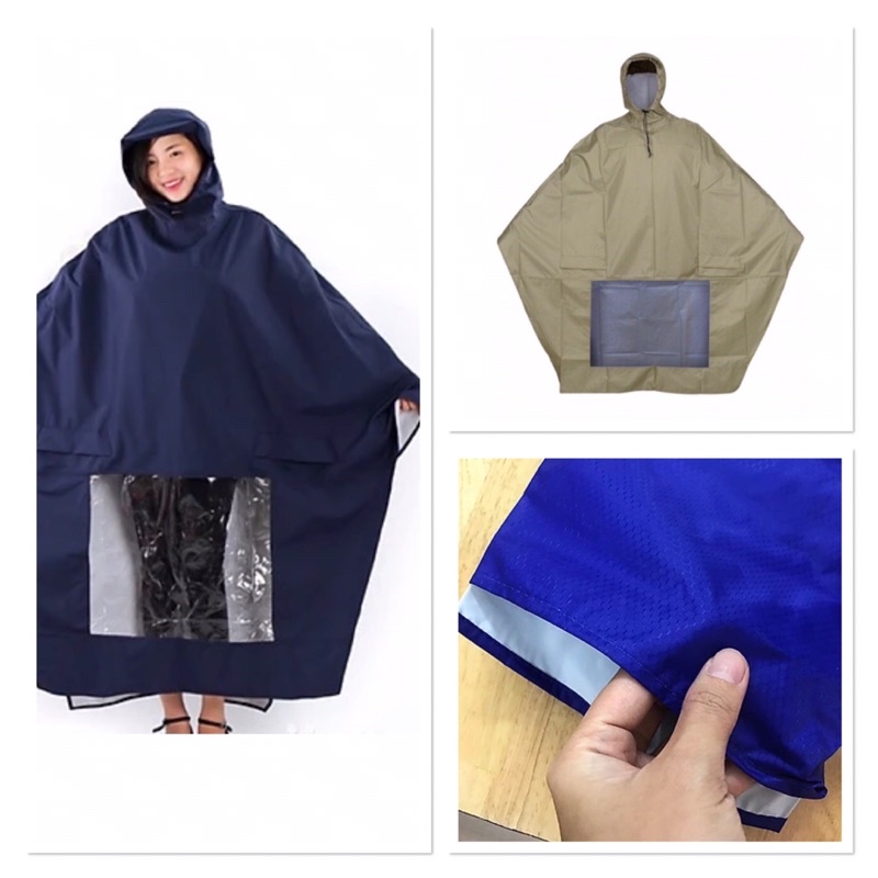 [Bán lẻ rẻ như bán buôn] áo mưa 1 đâu2đàu chất vải du siêu nhẹ sỉ ib