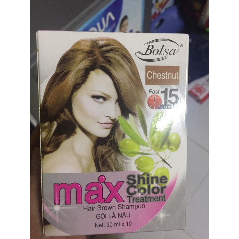 Gội nâu phủ bạc hạt dẻ cô gái 30ml