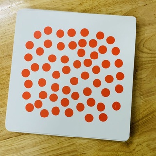 Thẻ dotcard cửa sổ vàng từ 0 đến 50 / 51 đến 100 và các thẻ dấu