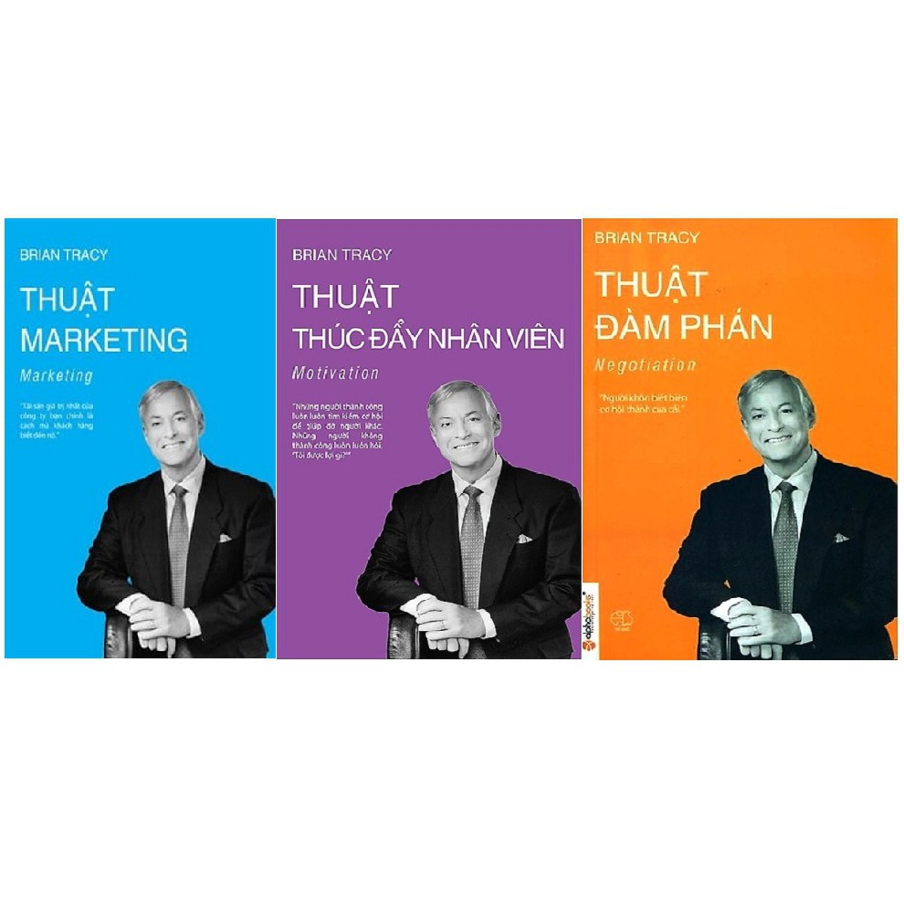 Sách - Combo 3 cuốn Thuật đàm phán + Thuật thúc đẩy nhân viên + Thuật marketing
