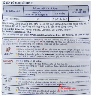 Sữa Bột Abbott Similac IQ3 HMO (900g) mẫu mới