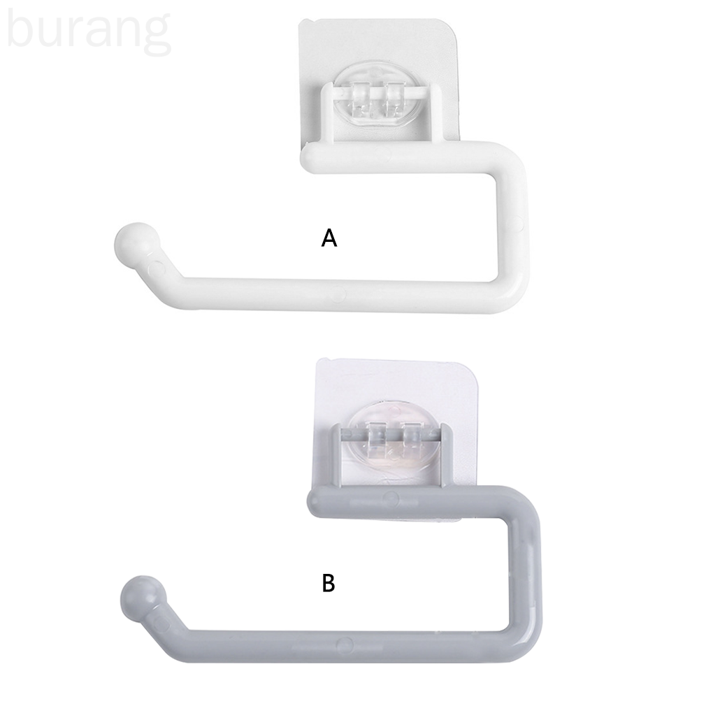 Giá đỡ treo khăn và cuộn giấy vệ sinh dán tường tiện dụng