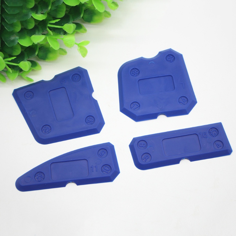 Set 4 Dụng Cụ Silicone Chà Ron Gạch Men