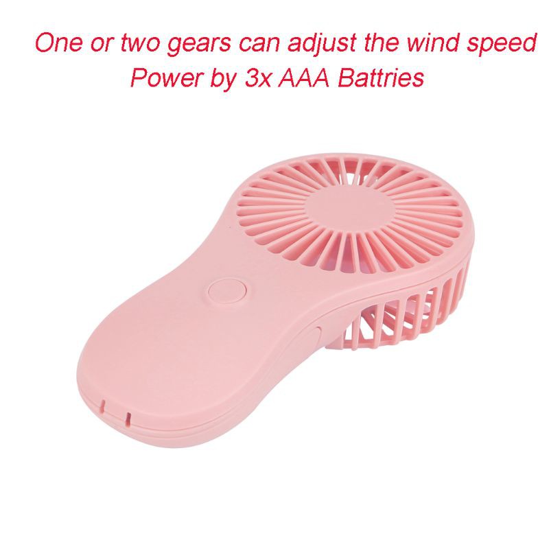 Quạt Mini Cầm Tay Tiện Lợi Dùng Pin Aaa 3x