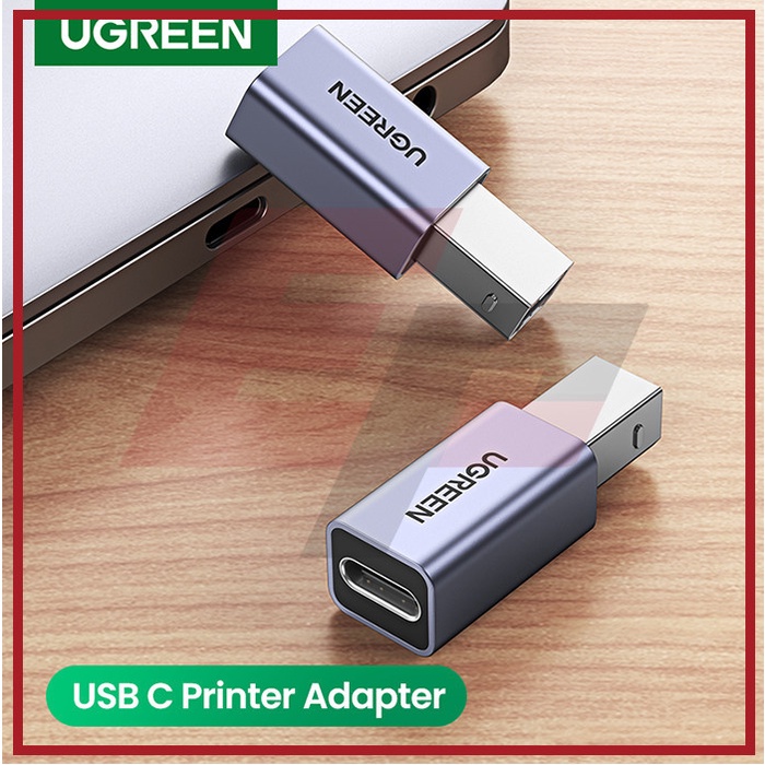 Đầu chuyển đổi USB type C sang cổng máy in USB B UGREEN US382 20120 Chính Hảng