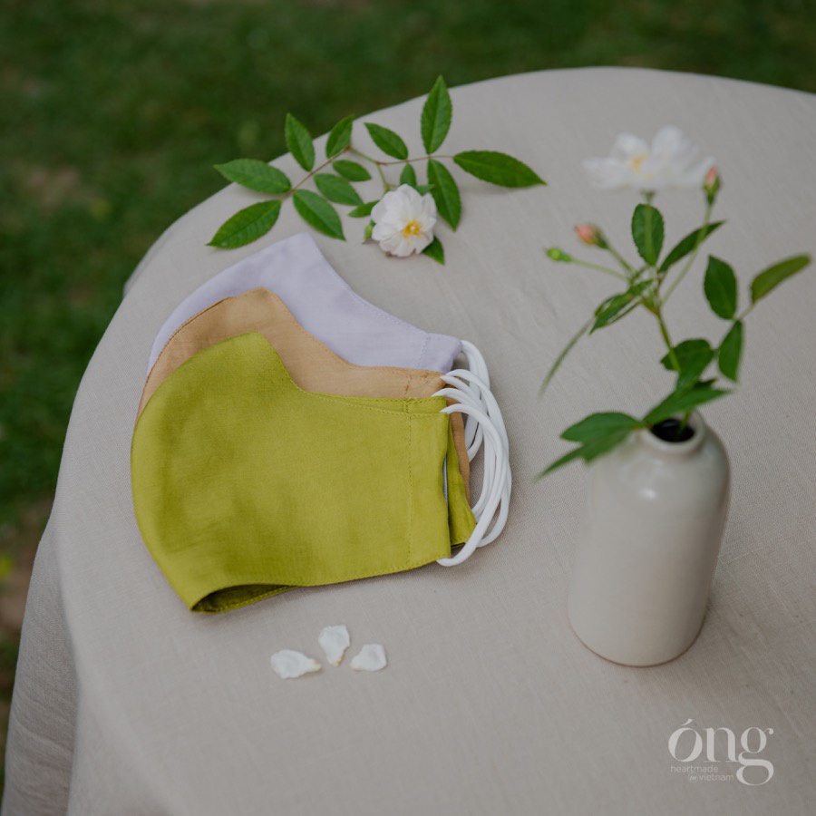 Khẩu trang 100% tơ tằm - kháng khuẩn & thoáng khí
