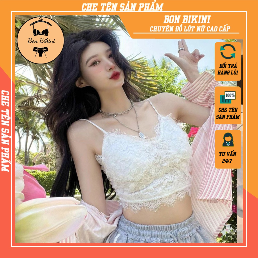 Áo Bra nữ 2 dây ren hoa sexy gợi cảm quyến rũ