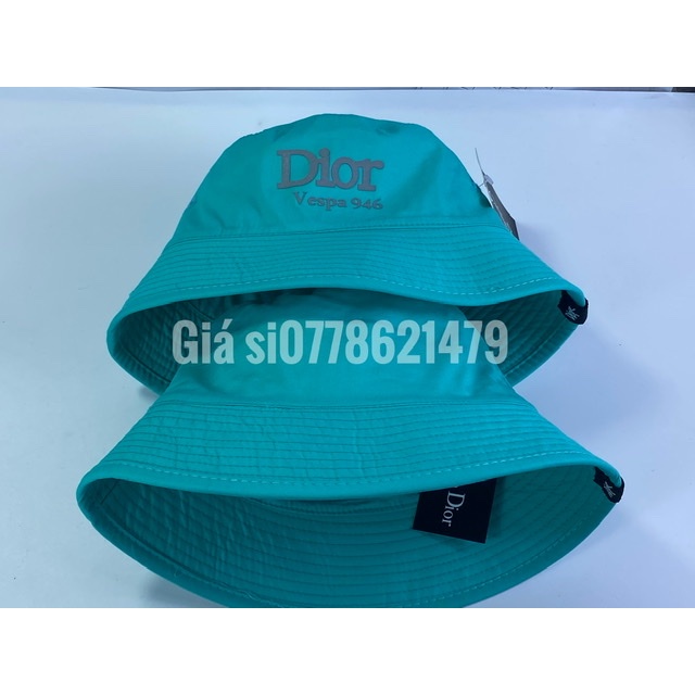 mũ bucket vải dù 2 lớp - nón vành ép chữ nổi cá tính thời trang nữ