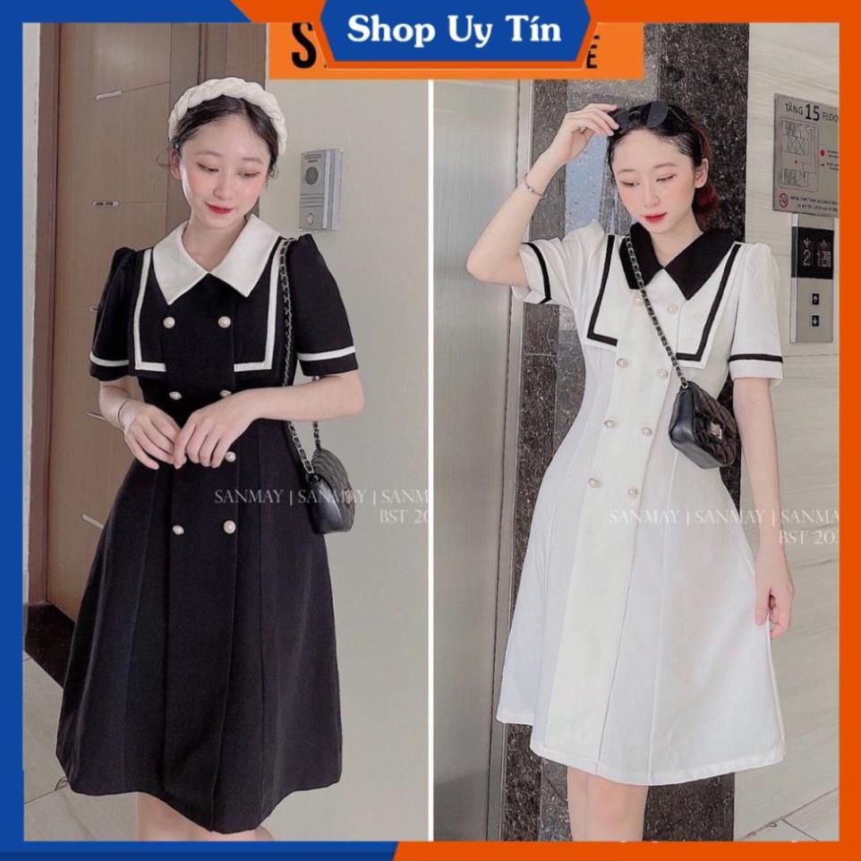 Đầm Suông Công Sở Nữ Đẹp  Váy Dự Tiệc Cổ Sơ Mi Dáng Xòe Sang Trọng, Thanh Lịch VD023 | BigBuy360 - bigbuy360.vn