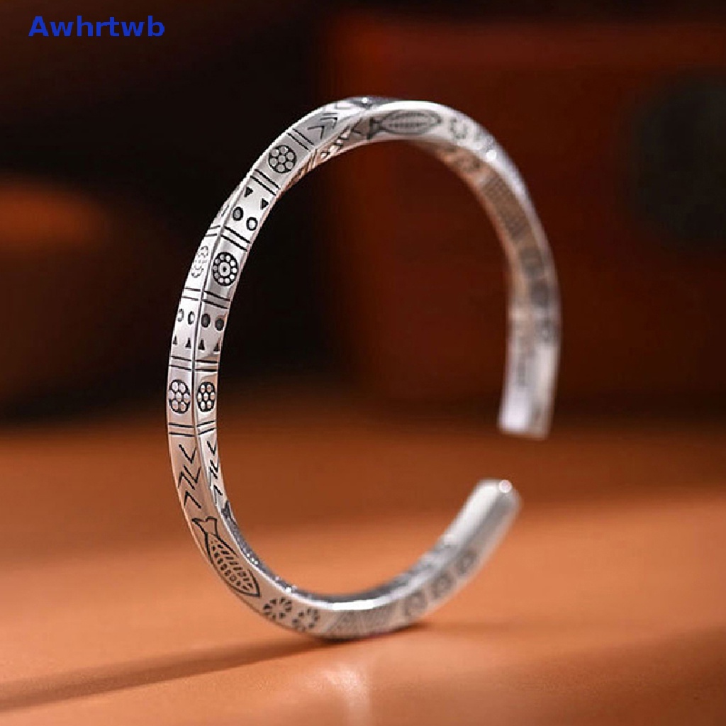 Awhrtwb Vòng Tay Dạng Xoắn Bằng Thép Không Gỉ Phong Cách Mobius Cổ Điển Đơn Giản Cho Nam Và Nữ Mới