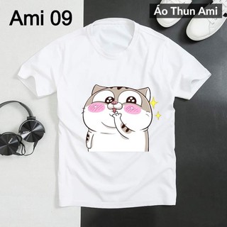 ⚡️FREESHIP⚡️Áo Thun Mèo Ami Bụng Bự 2