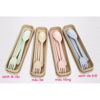 Bộ thìa, dĩa, đũa bằng lúa mạch