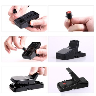 Combo 4 Cái Bẫy Chuột Nhựa - Hàm Cá Sấu - Siêu Nhậy - Hiệu Quả Cao