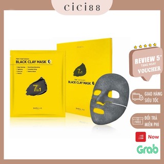 Mặt Nạ Đất Sét Barulab 7 In 1 Total Solution Black Clay Mask