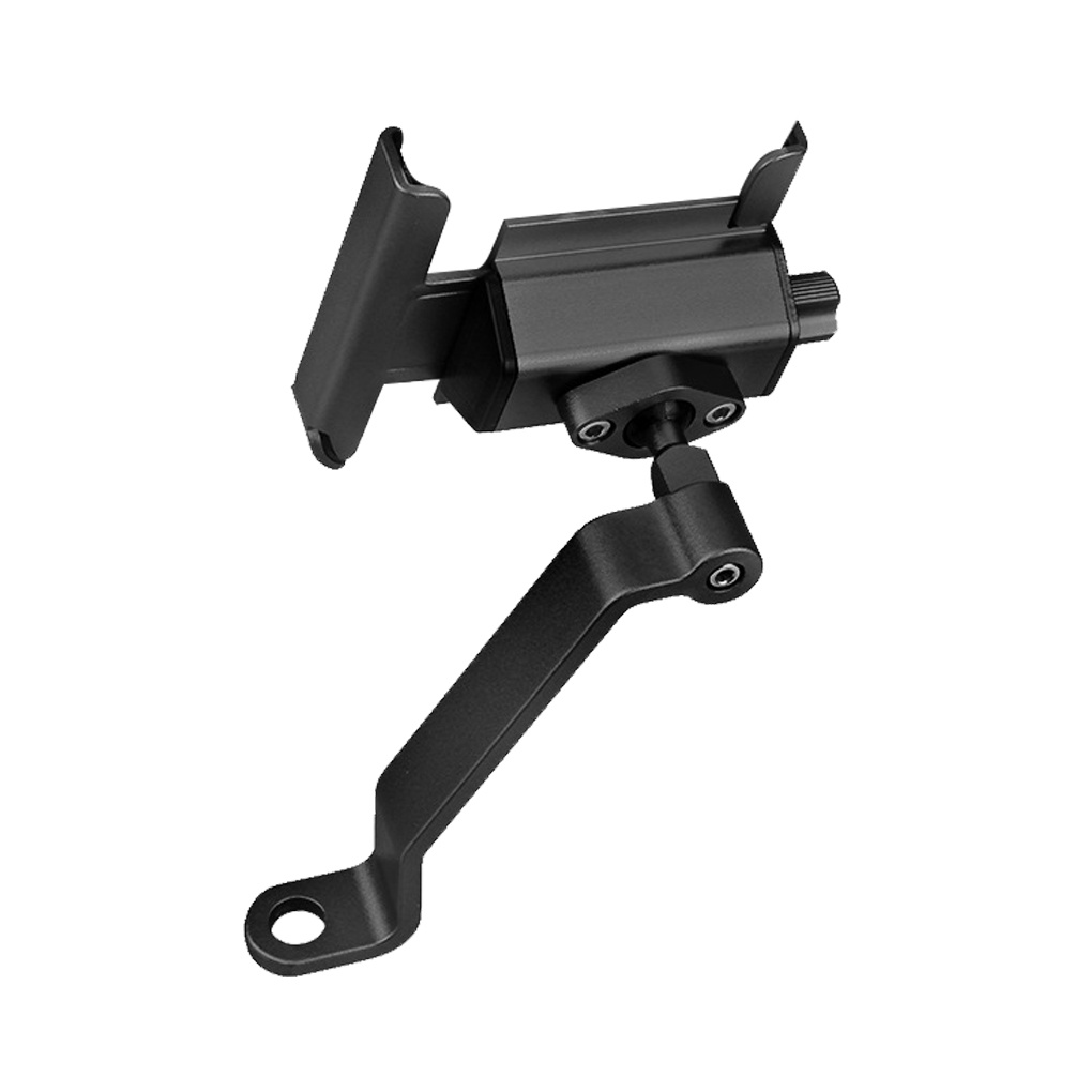 [GLOBAL] Bike Cell Phone Holder Rearview Mirror Mounted Mobile Phone Bracket Aluminum Alloy Clip