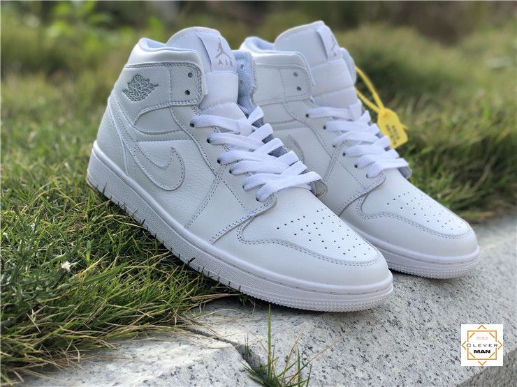 (FREESHIP+HỘP) Giày thể thao AIR JORDAN 1 Retro High Full white full trắng cao cổ | BigBuy360 - bigbuy360.vn