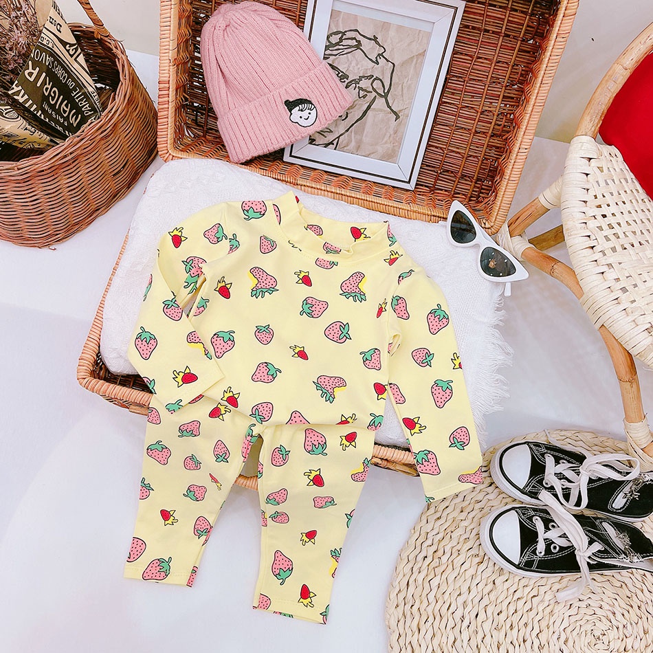 BỘ THU ĐÔNG BÉ GÁI COTTON HÌNH PHỐI MÀU ĐẸP MẮT NHÌN ĐÃ MÊ, MỀM MẠI ÊM ÁI CỰC PHÊ SIZE 8-18KG [TD23]