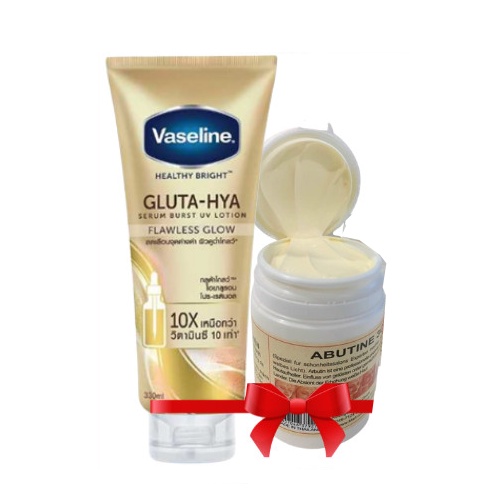 Combo Dưỡng Thể Vaseline Gluta + Kích Trắng Vaseline X10