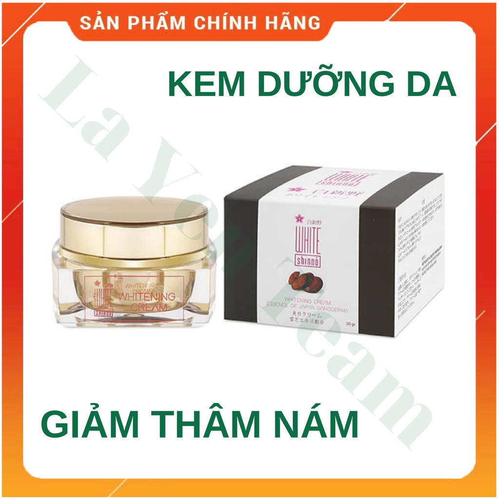 [Mã SKAMA8 giảm 8% đơn 300K] Kem dưỡng trắng da và giảm thâm nám ⚡️𝐅𝐑𝐄𝐄 𝐒𝐇𝐈𝐏⚡️ White Shinno 20g | BigBuy360 - bigbuy360.vn