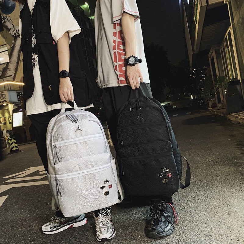 Balo NI.KE Jordan AJ Bag Flying Outdoor Sports - Bảo Hành khóa kéo trọn đời - chống nước tốt - có ngăn chưa laptop 15,6"