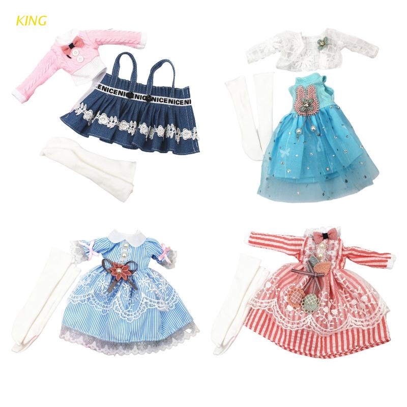 Bộ Quần Áo Búp Bê Cao Cấp 30cm