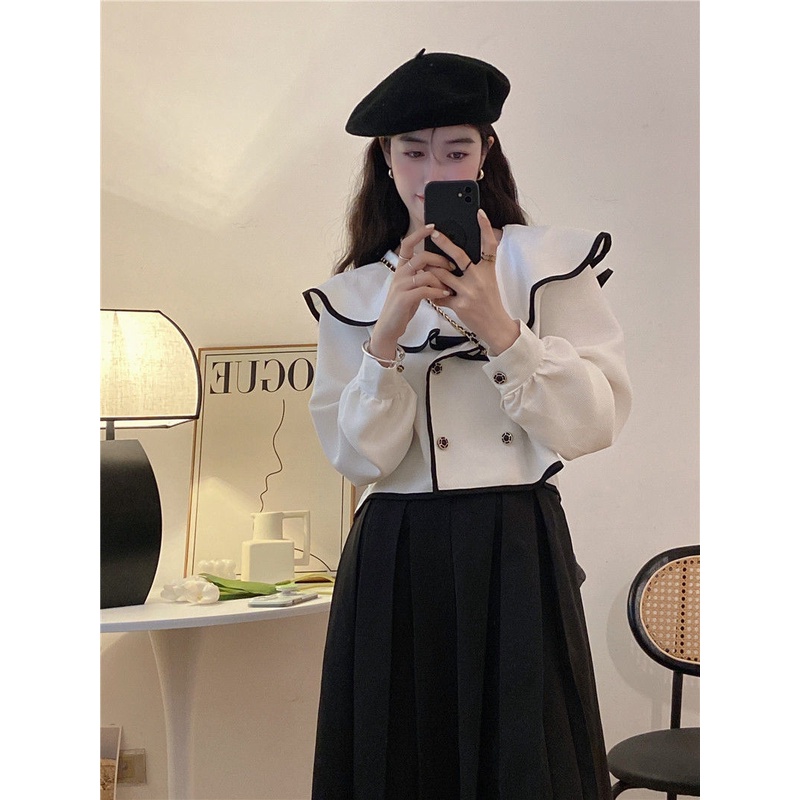 Áo Kiểu Tay Dài Thiết Kế Mới Thời Trang Mùa Thu Dành Cho Nữ