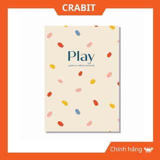 Vở kẻ ngang Play Vệt màu - 120 trang Chính Hãng Crabit