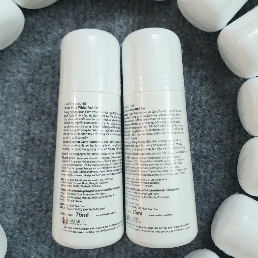 Lăn khử mùi chính hãng Scion Pure White Roll On nhập khẩu Mỹ 75ml | BigBuy360 - bigbuy360.vn