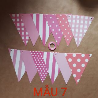 Dây cờ tam giác sắc màu