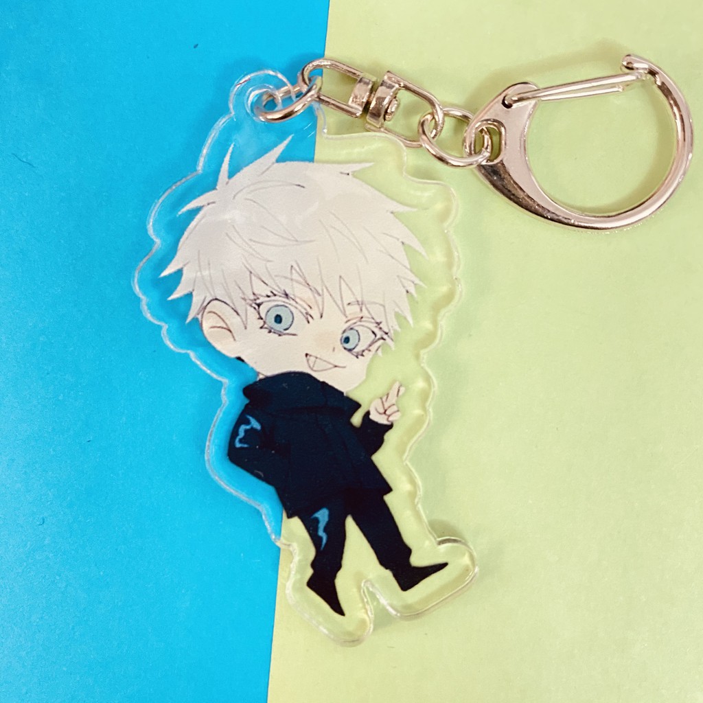 ( Mica trong acrylic ) Móc khóa JUJUTSU KAISEN CHÚ THUẬT HỒI CHIẾN quà tặng xinh xắn dễ thương chibi anime