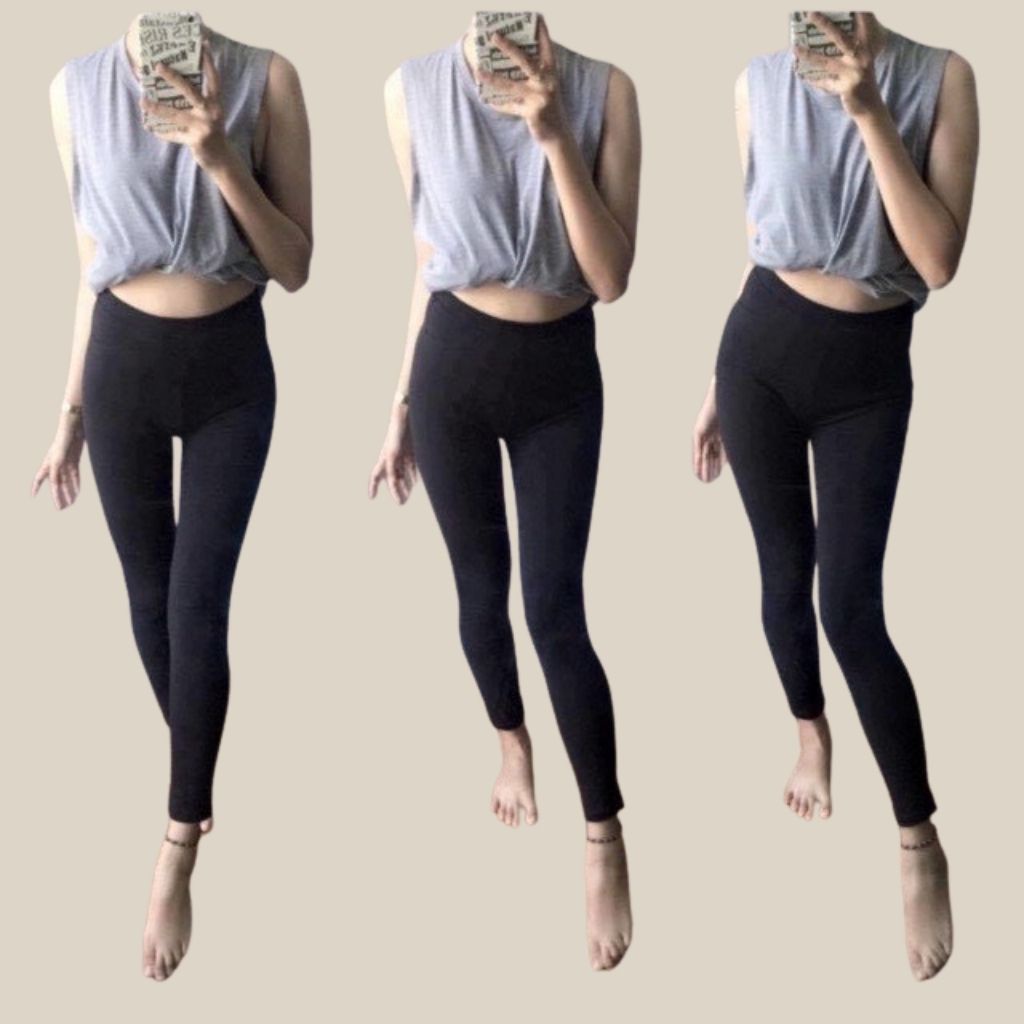 Quần legging nữ dáng dài cạp cao nâng mông siêu hot