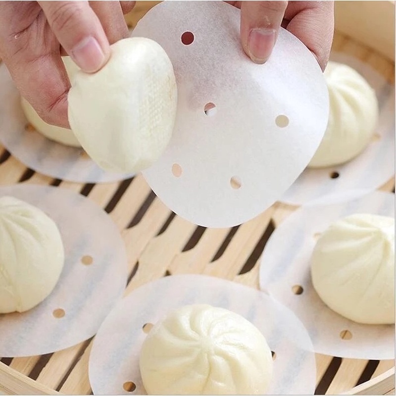 Giấy Lót Nồi Nướng BBQ Bằng Silicone Chống Thấm Nước Chống Dầu Chất Lượng Cao