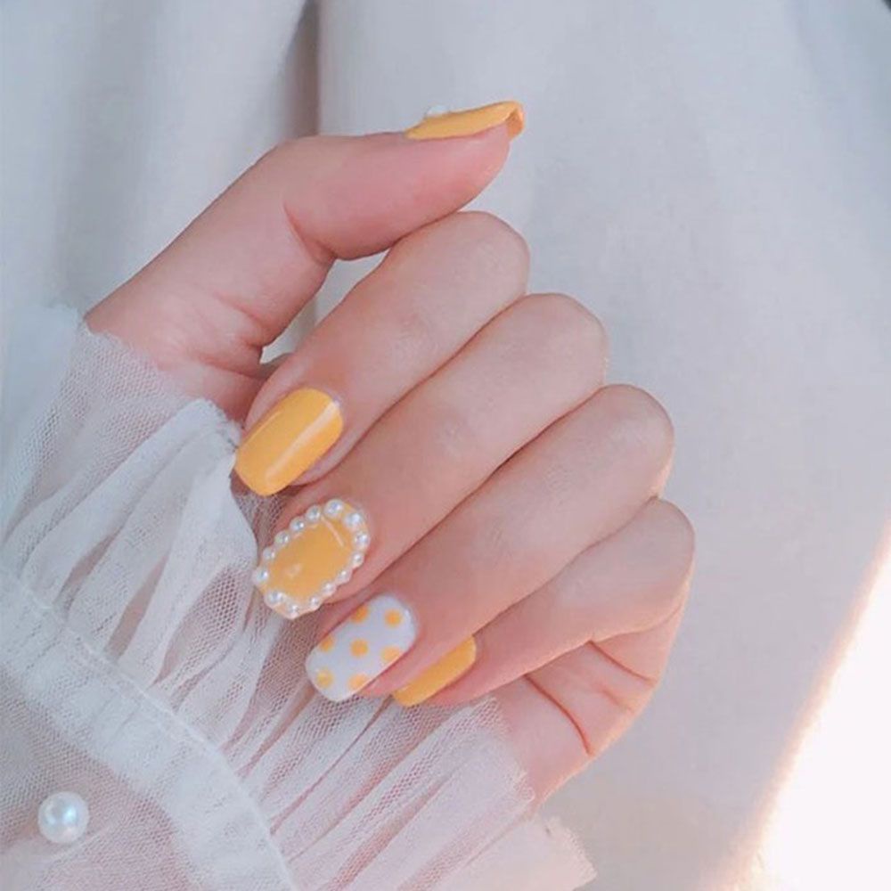 Ngọc Trai Giả 3D Trang Trí Móng Tay Nghệ Thuật