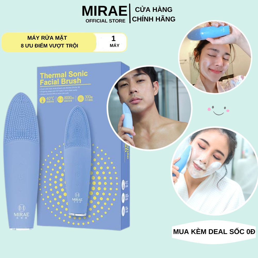 Máy Rửa Mặt MIRAE Chính Hãng Bảo Hành 2 Năm MIRAE THERMAL SONIC FACIAL BRUSH | BigBuy360 - bigbuy360.vn