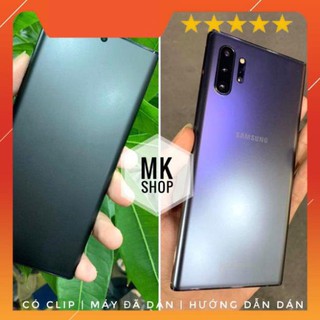 Bộ 2 miếng dán dẻo PPF cho Galaxy Note 10 Plus/ Note 10+ Mặt trước, mặt sau bảo vệ máy siêu tốt